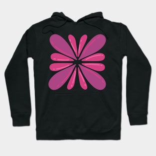 pink butterfly wing Hoodie